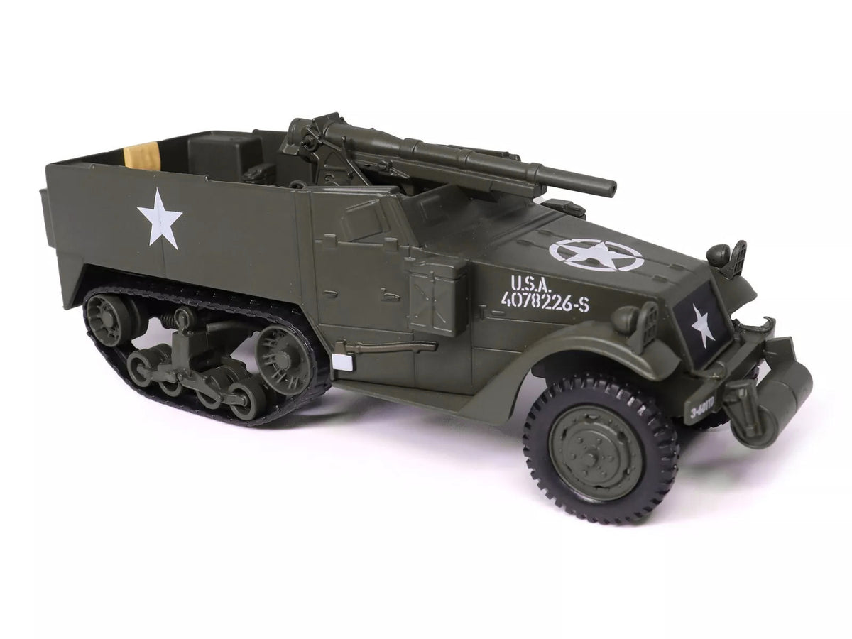 M3 Gun Motor Carriage with 75mm M1897A4 Gun Olive Drab "United States Army" 1/43 Diecast Model