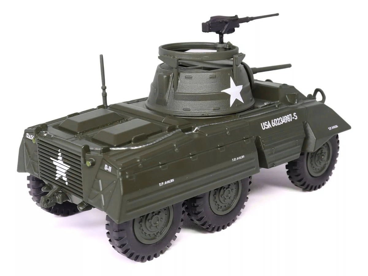 M8 Light Armored Car Olive Drab "United States Army" 1/43 Diecast Model