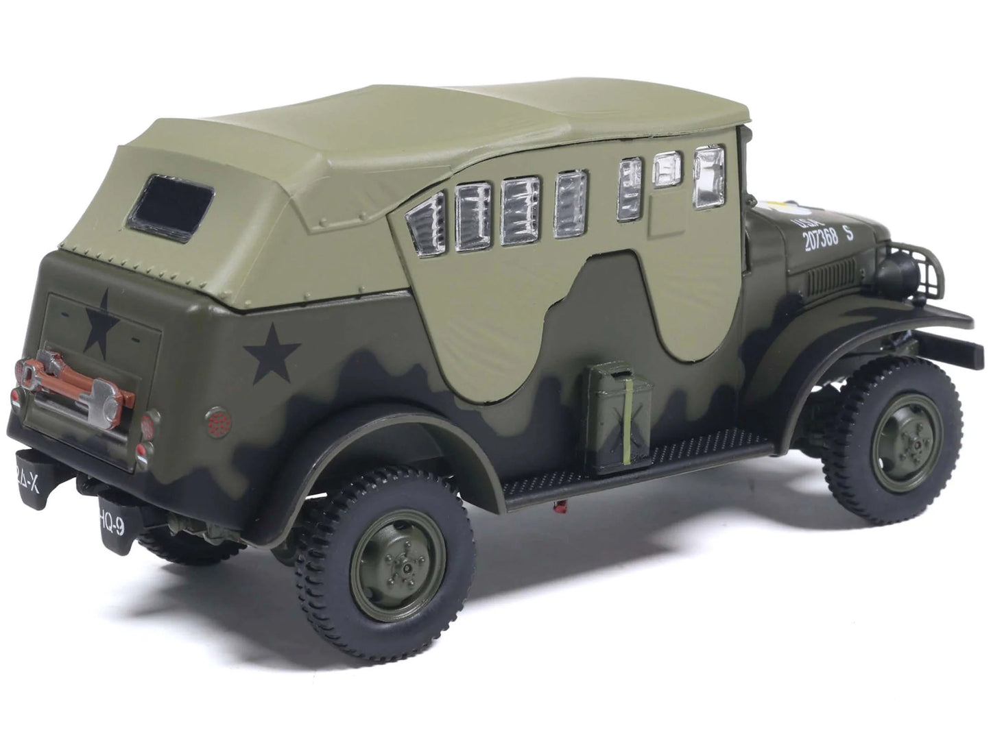 Dodge WC-6 Command Car with Canvas Top Olive Drab "2nd Armored Division France" (1944) United States Army 1/43 Diecast Model