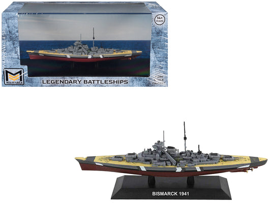 Bismarck Battleship "German Navy" (1941) "Legendary Battleships" Series 1/1250 Diecast Model