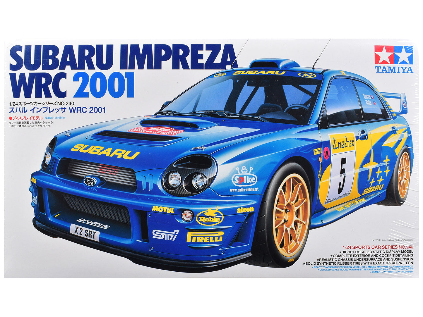 Model Kit Subaru Impreza "WRC" (2001) 1/24 Scale Model