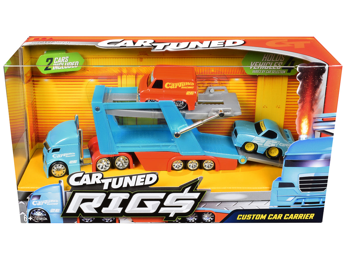 "Rigs Car Hauler" Series #2 Set of 3 pieces Diecast Model Cars