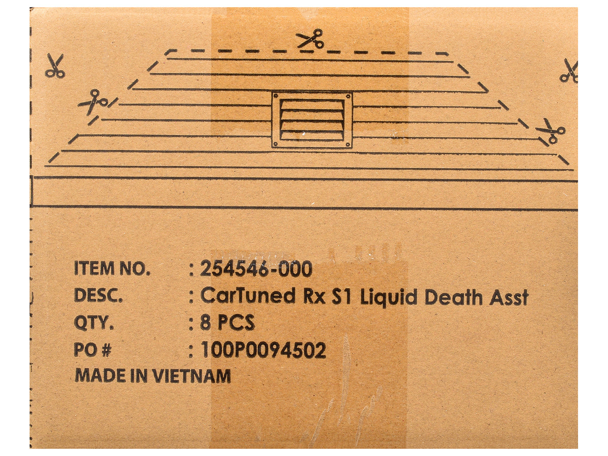 "Liquid Death" 2026 Series 1 Set of 8 Pieces Diecast Model Cars
