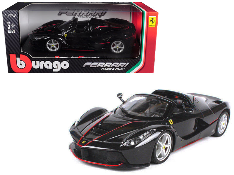Ferrari LaFerrari F70 Aperta Black 1/24 Diecast Model Car