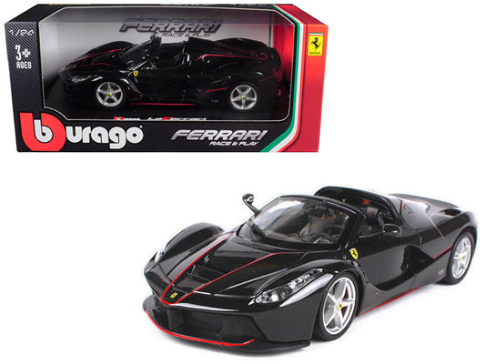 Ferrari LaFerrari F70 Aperta Black 1/24 Diecast Model Car