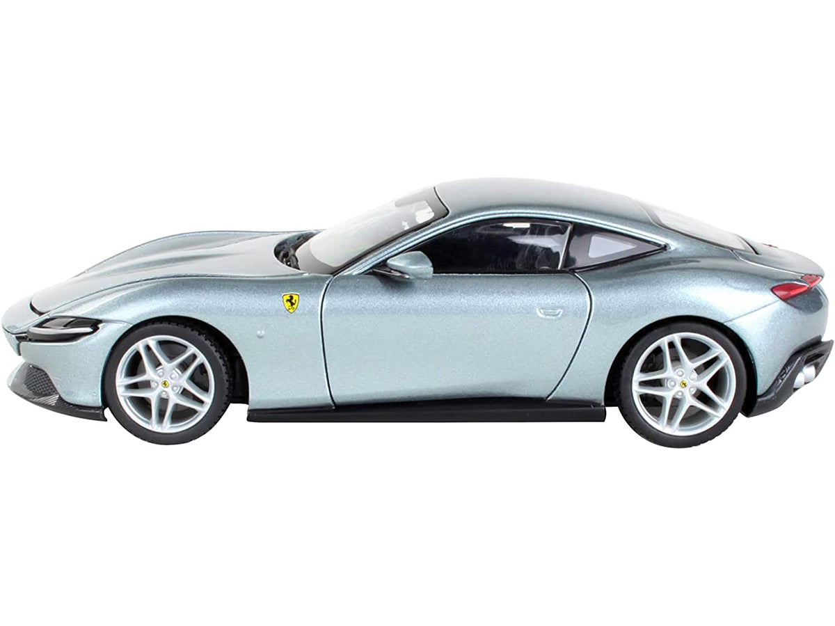 Ferrari Roma Gray Metallic "Race + Play" Series 1/24 Diecast Model Car