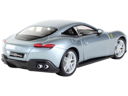 Ferrari Roma Gray Metallic "Race + Play" Series 1/24 Diecast Model Car