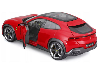 Ferrari Purosangue Red with Sunroof "Race + Play" Series 1/24 Diecast Model Car