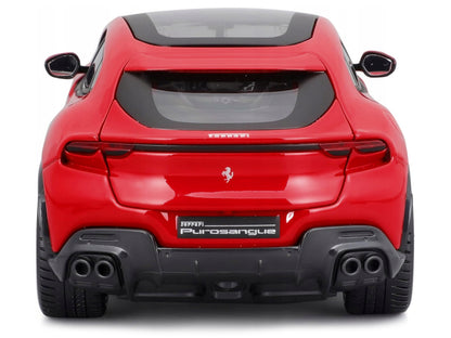 Ferrari Purosangue Red with Sunroof "Race + Play" Series 1/24 Diecast Model Car
