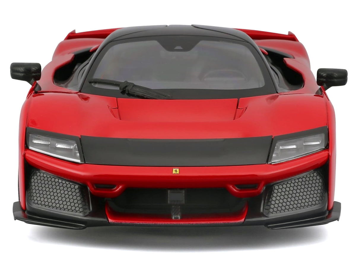 Ferrari F80 Red with Black Top "Race + Play" Series 1/24 Diecast Model Car