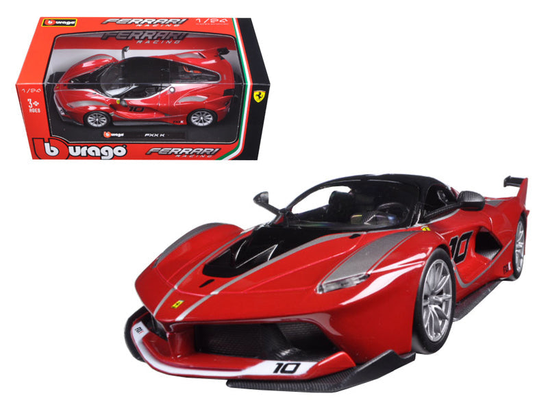 Ferrari Racing FXX-K #10 Red 1/24 Diecast Model Car
