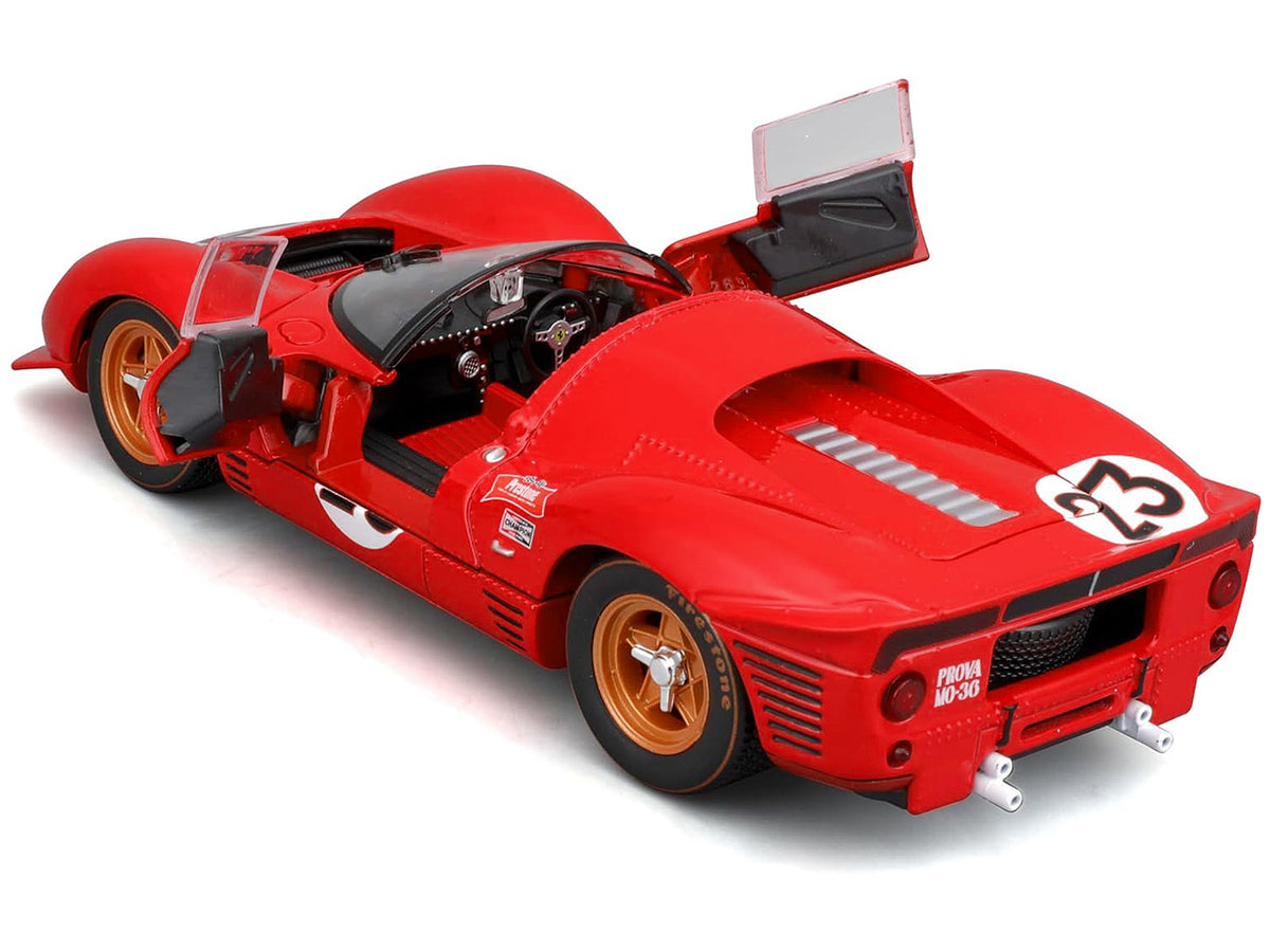 Ferrari 330 P4 #23 Lorenzo Bandini - Chris Amon "Ferrari S.P.A." Winner "24 Hours of Daytona" (1967) "Racing" Series 1/24 Diecast Model Car