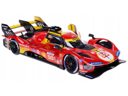 Ferrari 499P #50 Antonio Fuoco - Miguel Molina - Nicklas Nielsen "Ferrari AF Corse" Winner "24 Hours of Le Mans" (2024) "Racing" Series 1/24 Diecast Model Car