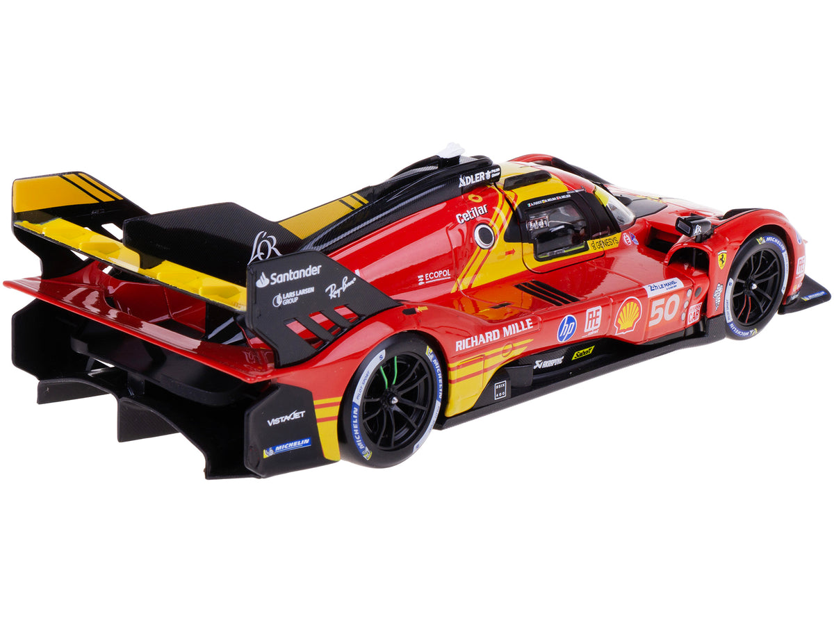 Ferrari 499P #50 Antonio Fuoco - Miguel Molina - Nicklas Nielsen "Ferrari AF Corse" Winner "24 Hours of Le Mans" (2024) "Racing" Series 1/24 Diecast Model Car