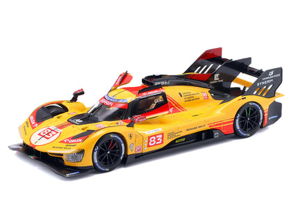 Ferrari 499P #83 Robert Kubica - Robert Shwartzman - Yifei Ye "24 Hours of Le Mans" (2024) "Racing" Series  1/24 Diecast Model Car