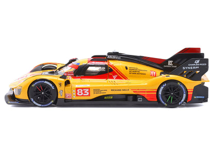 Ferrari 499P #83 Robert Kubica - Robert Shwartzman - Yifei Ye "24 Hours of Le Mans" (2024) "Racing" Series  1/24 Diecast Model Car