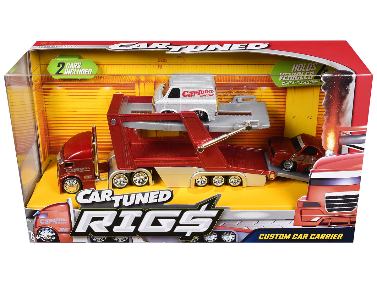 "Rigs Car Hauler" Series #2B Set of 3 pieces Diecast Model Cars