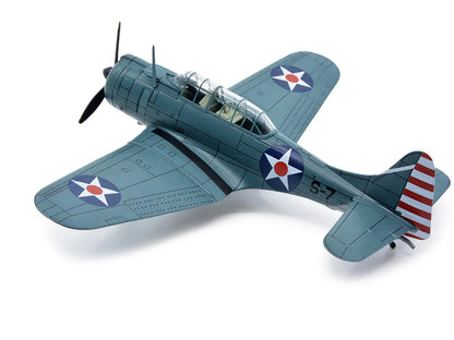 Douglass SBD-3 Dauntless Bomber Plane (United States Navy 1938) 1/72 Diecast Model