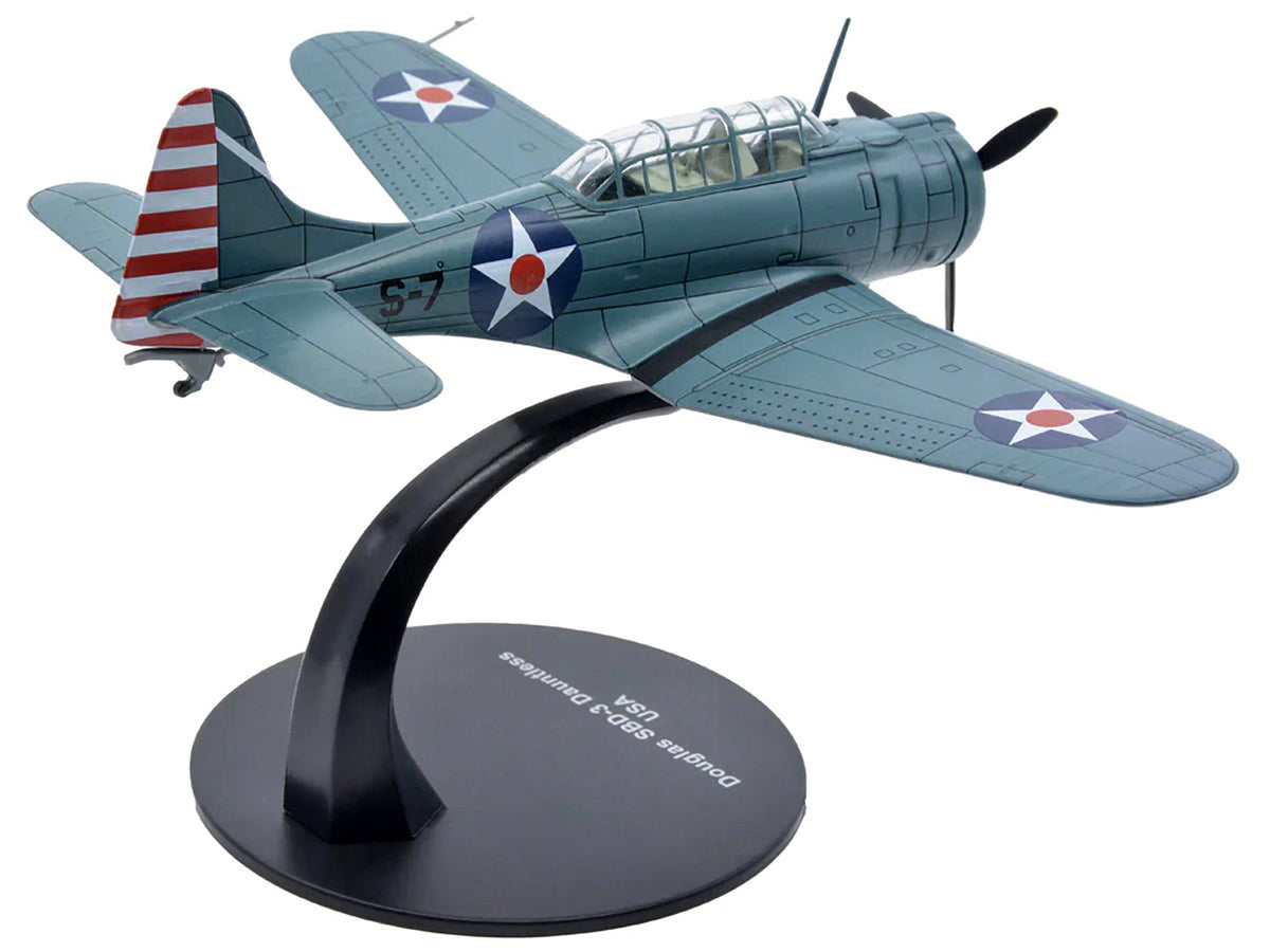 Douglass SBD-3 Dauntless Bomber Plane (United States Navy 1938) 1/72 Diecast Model