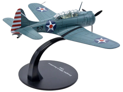 Douglass SBD-3 Dauntless Bomber Plane (United States Navy 1938) 1/72 Diecast Model