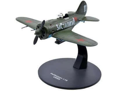 Polikarpov I-16 Fighter Plane (USSR 1933) 1/72 Diecast Model