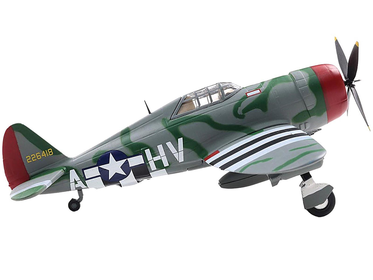 Republic P-47 Thunderbolt Fighter Aircraft "Lt. Col. Francis S. "Gabby" Gabreski" United States Army Air Forces 1/72 Diecast Model