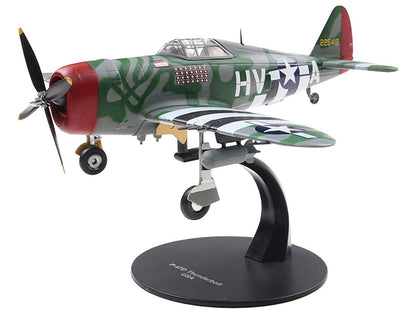 Republic P-47 Thunderbolt Fighter Aircraft "Lt. Col. Francis S. "Gabby" Gabreski" United States Army Air Forces 1/72 Diecast Model