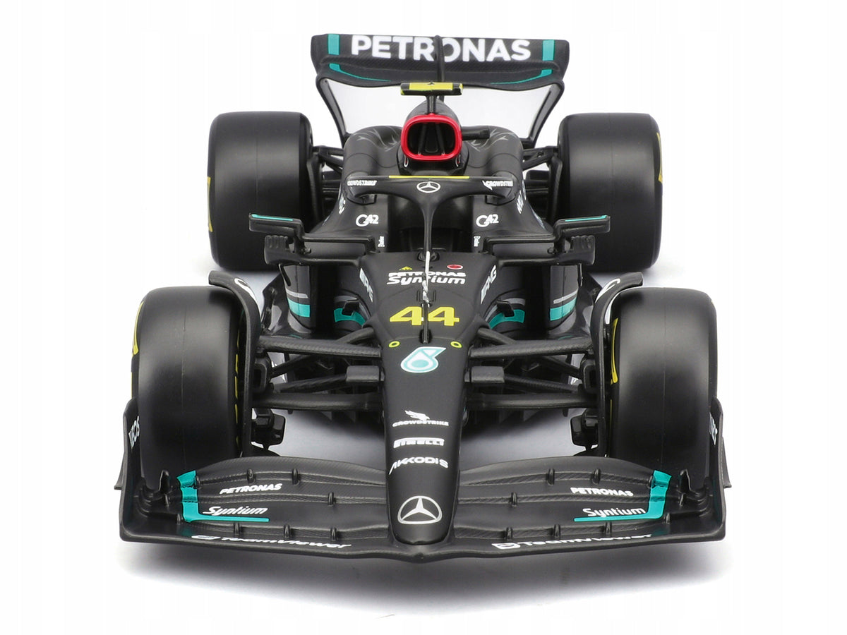 Mercedes-AMG F1 W14 E Performance #44 Lewis Hamilton "Petronas" Formula One F1 "World Championship" (2023) with Driver Figure "Race" Series 1/24 Diecast Model Car