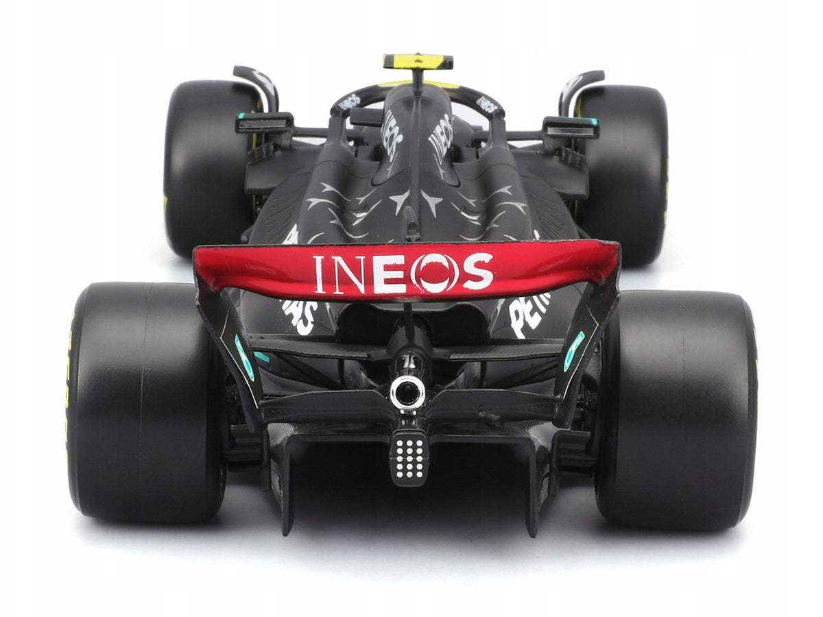 Mercedes-AMG F1 W14 E Performance #44 Lewis Hamilton "Petronas" Formula One F1 "World Championship" (2023) with Driver Figure "Race" Series 1/24 Diecast Model Car