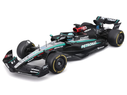 Mercedes-AMG F1 W15 E Performance #63 George Russell "Petronas" Formula One F1 "World Championship" (2024) 1/24 Diecast Model Car