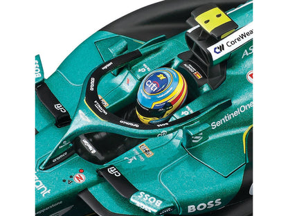 Aston Martin AMR25 #14 Fernando Alonso "Aramco" Formula One F1 "World Championship" (2025) 1/24 Diecast Model Car