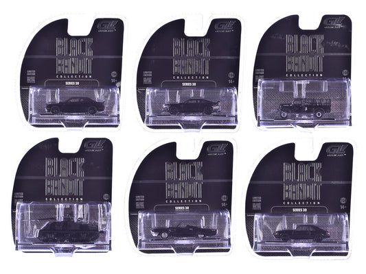 "Black Bandit" 6 piece Set Series 30 1/64 Diecast Model Cars