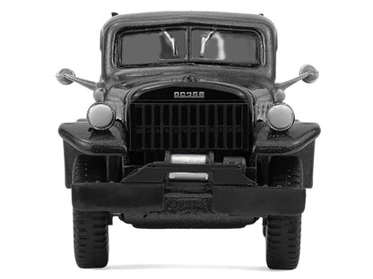 1946 Dodge Power Wagon Fire Truck Black "Black Bandit" Series 30 1/64 Diecast Model Car
