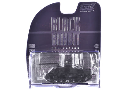 M4 Sherman 76 Long Barrell Tank Black Camouflage "Black Bandit" Series 30 1/64 Diecast Model Car