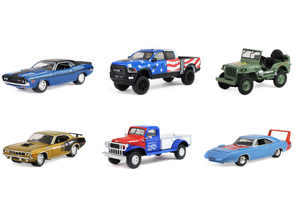 "Anniversary Collection" Series 18 Set of 6 pieces "America 250 Edition" 1/64 Diecast Model Cars