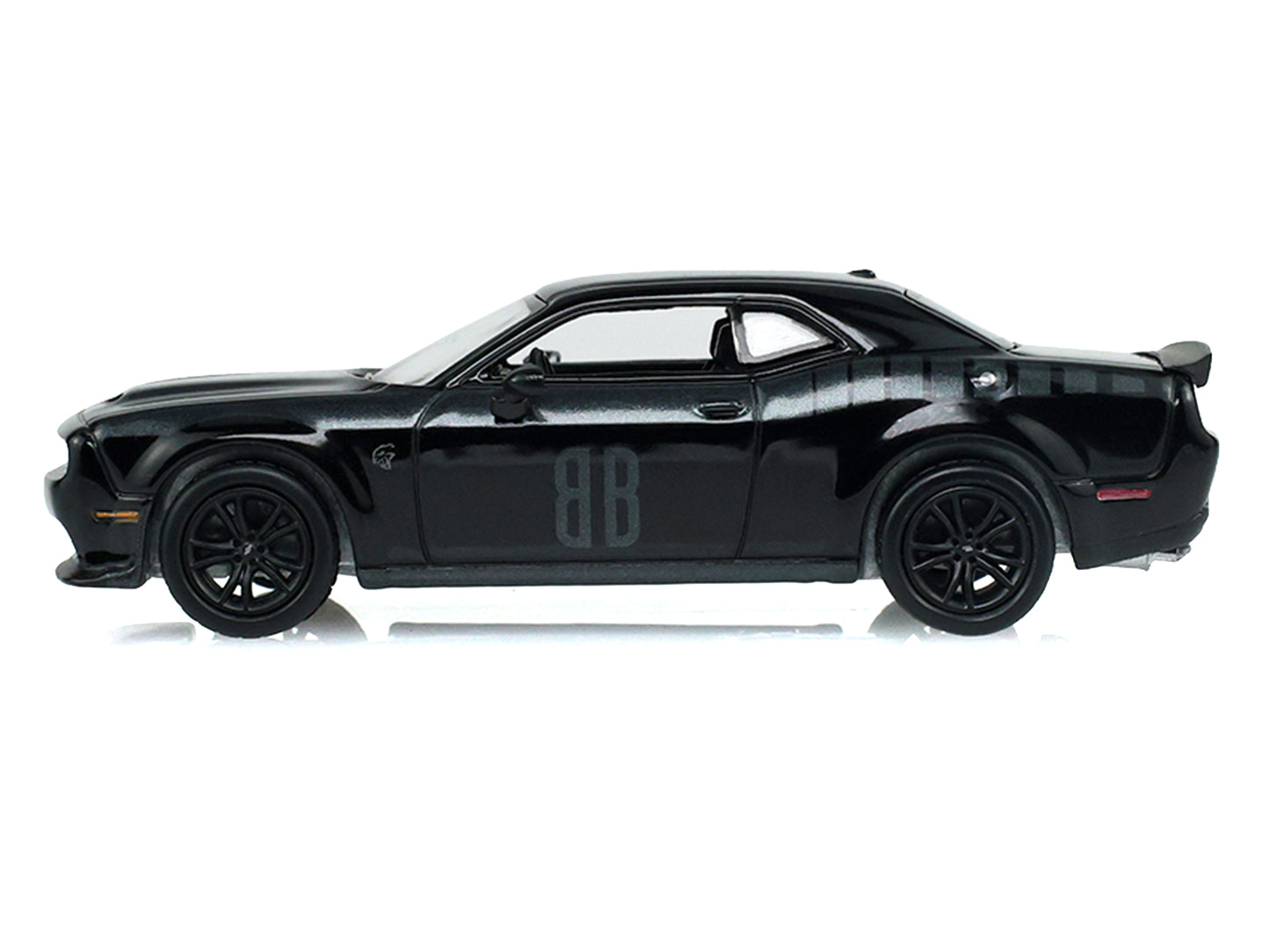 2017 Dodge Challenger SRT Hellcat Widebody Black "Black Bandit" Series 31 1/64 Diecast Model Car