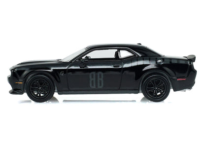 2017 Dodge Challenger SRT Hellcat Widebody Black "Black Bandit" Series 31 1/64 Diecast Model Car