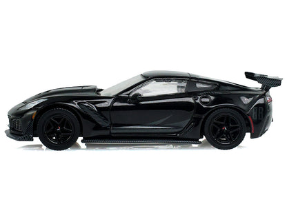 2019 Chevrolet Corvette ZR1 Black "Black Bandit" Series 31 1/64 Diecast Model Car