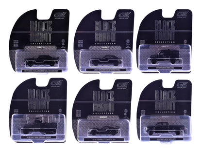 "Black Bandit" Series 31 6 piece Set 1/64 Diecast Model Cars