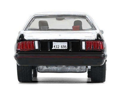 1982 Ford Mustang SSP "Texas Department of Public Safety Highway Patrol" Black with White Hood and Top "Hobby Exclusive" Series 1/64 Diecast Model Car