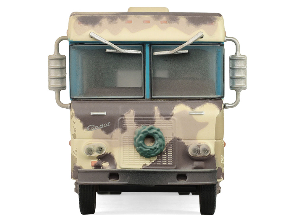 1972 Condor II RV (Recreational Vehicle) "Going on Vacation" Evergreen (Weathered) "Hobby Exclusive" Series 1/64 Diecast Model Car
