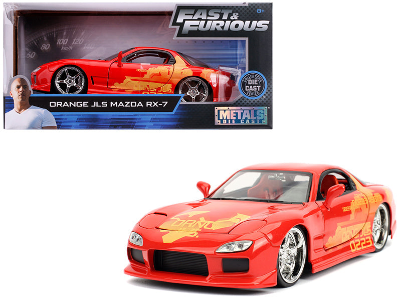 Orange Julius' Mazda RX-7 "Fast & Furious" Movie 1/24 Diecast Model Car