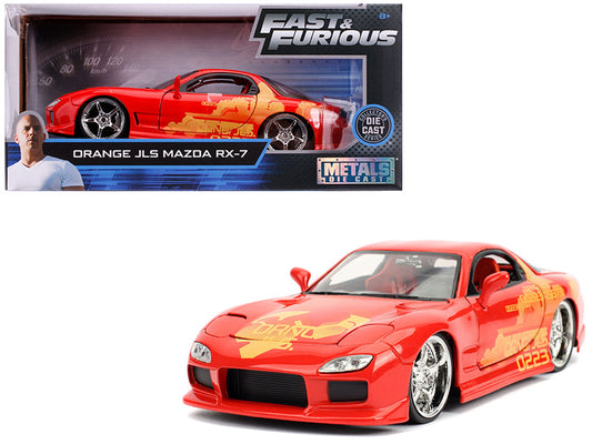 Orange Julius' Mazda RX-7 "Fast & Furious" Movie 1/24 Diecast Model Car