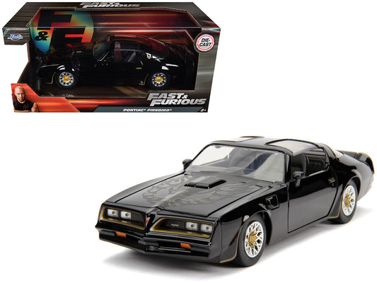 Tego’s 1977 Pontiac Firebird Black "Fast & Furious" Movie 1/24 Diecast Model Car