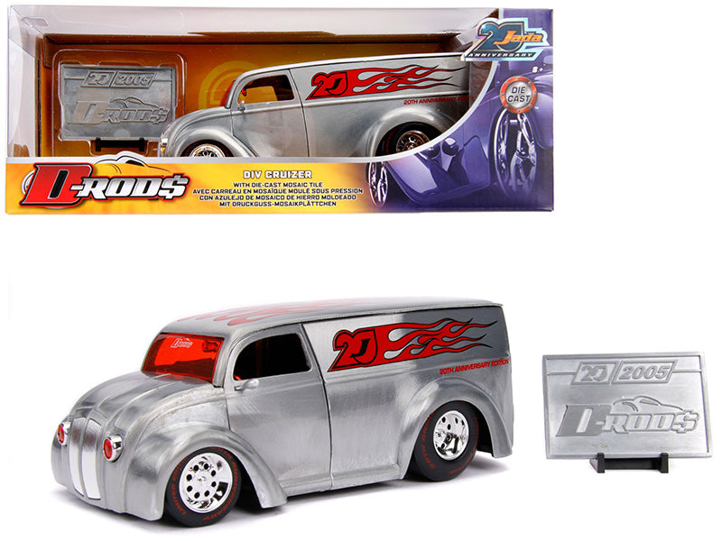 Div Cruizer Van Metal Raw "D-Rods" "Jada 20th Anniversary" 1/24 Diecast Model Car
