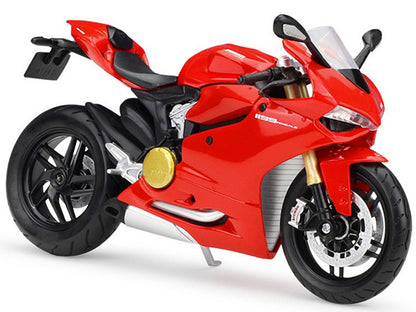 Ducati 1199 Panigale Red with Stand 1/12 Diecast Motorcycle Model