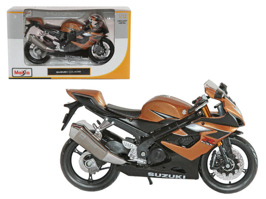 Suzuki GSX R1000 Bronze 1/12 Diecast Motorcycle Model