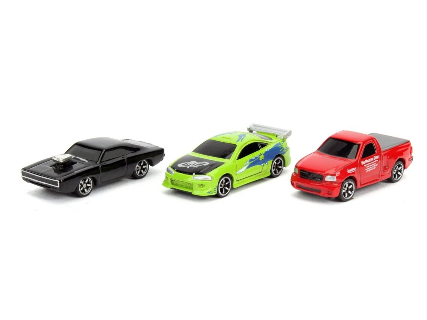 "Fast & Furious 25th Anniversary" 3 piece Set #1 "Nano Hollywood Rides" Diecast Model Cars