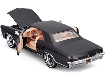 1965 Buick Riviera Gran Sport Black Metallic "Special Edition" Series 1/26 Diecast Model Car