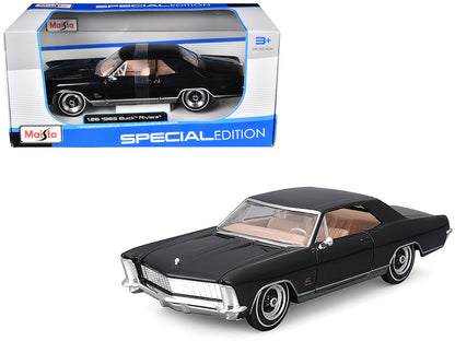 1965 Buick Riviera Gran Sport Black Metallic "Special Edition" Series 1/26 Diecast Model Car